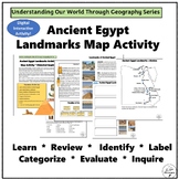 Landmarks of Ancient Egypt * 3rd-8th Grade * Worksheets