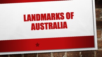 Preview of Landmarks of Australia PowerPoint