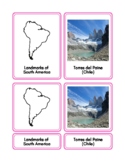 Landmarks of South America 3 Part Cards