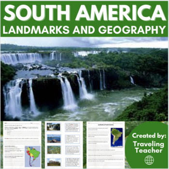 Preview of Landmarks of South America: Geography: Reading Passages + Activities