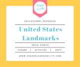 Landmarks of the United States - Civics & Geography Activity
