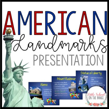 Preview of American Landmarks Presentation