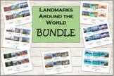 Landmarks of the World 3-Part Cards BUNDLE