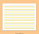 Landscape Highlighted Paper Handwriting Yellow Line Highli