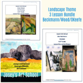 Landscape theme Artists 3 Lesson Bundle Beckmann Wood Okee