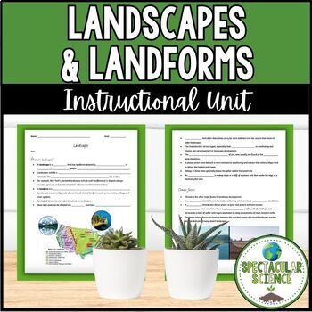 Preview of Landscapes and Landforms Unit