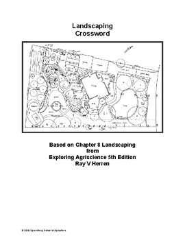 Landscaping Crossword by Kevin Sparenberg TPT