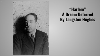 Preview of Langston Hughes "Harlem" Mini-Unit