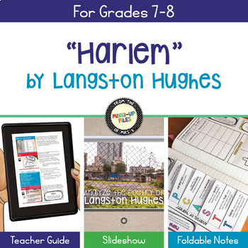 Preview of Langston Hughes Harlem Poetry Analysis
