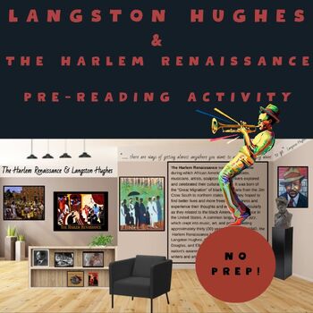 Preview of Langston Hughes, Harlem Renaissance, Pre-Reading Activities