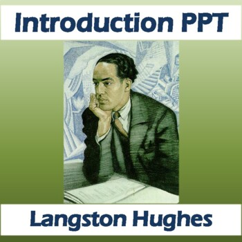 Preview of Langston Hughes Introduction PowerPoint & Student Guide