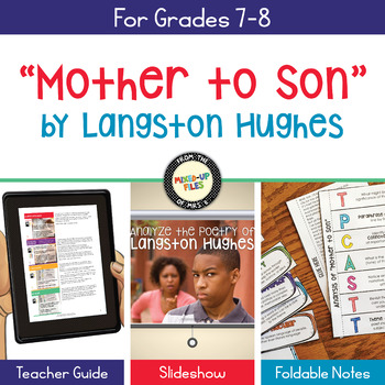 Preview of Langston Hughes Mother to Son Poetry Analysis