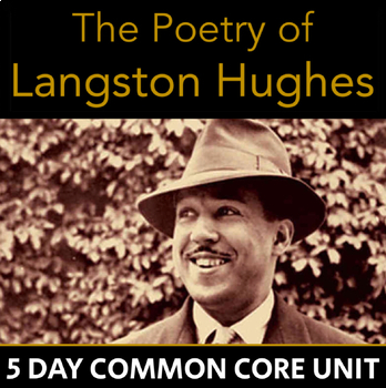 Preview of Langston Hughes Poems - 5 Day Unit - Harlem Renaissance, Civil Rights - CCSS