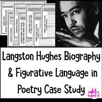 Preview of Langston Hughes Biography, "Let America Be America Again" and "Dream Deferred"