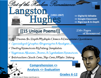 Preview of Langston Hughes Poetry Collection