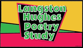 Preview of Langston Hughes Poetry Study
