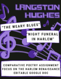 Langston Hughes "The Weary Blues" and "Night Funeral in Ha