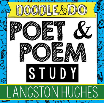 Preview of Langston Hughes and “Harlem” Study – Doodle Article, Doodle Notes, Flip Book