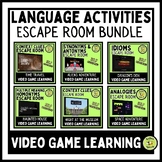Language Activities Digital Escape Rooms Bundle 1