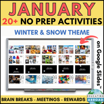 Preview of Language Activities for January | Daily Games for Whole Class Meetings 
