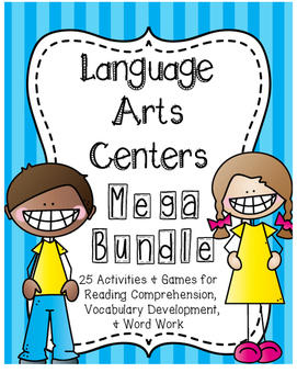 Preview of Language Arts Centers: HUGE Bundle of 25 Activities
