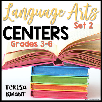 Literacy Centers for 3rd, 4th, 5th, and 6th Grade Set 2