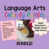 Language Arts Color by Number Bundle