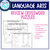 Language Arts Crossword Puzzles
