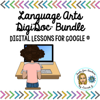Preview of Language Arts DigiDoc™ Digital Lesson Bundle for Google®