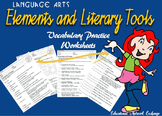 Language Arts: Elements and Literary Tools Vocabulary Prac