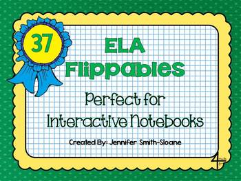 Preview of Language Arts Flippables for Interactive Notebooks