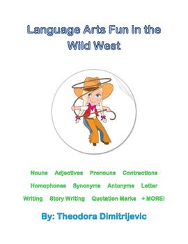 Preview of Language Arts Fun in the Wild West Common Core Standards 5.L.5.1 and 5.L.5.1.a
