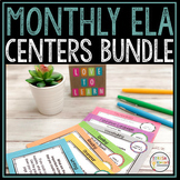 Monthly Themed Literacy Centers for 3rd, 4th, 5th, and 6th Grade