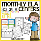 Literacy Centers for 3rd, 4th, 5th, and 6th Grade (April)