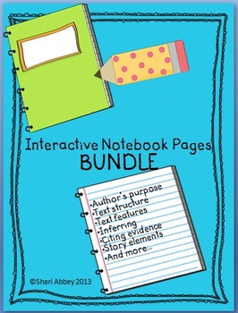 Preview of Language Arts Interactive Notebook Bundle
