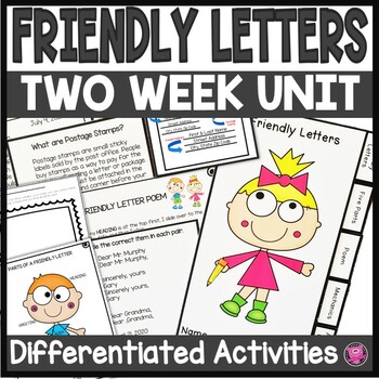 Friendly Letter Writing And Templates By Oink4pigtales Tpt