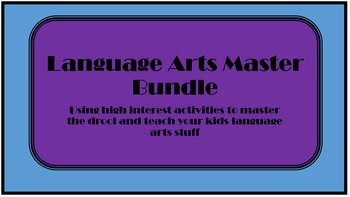 Preview of Language Arts Master Bundle