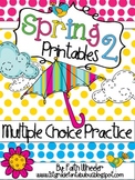 Spring Language Arts & Math Printables 2 (Multiple Choice)