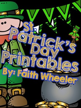Preview of St. Patrick's Day Language Arts & Math Printables