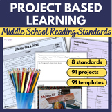 Project Based Learning for Reading - Middle School PBL - E