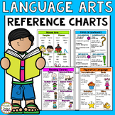 Language Arts Reference Charts - Comprehension, Grammar, a