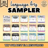 FREE Language Arts Resource Sampler for K-2