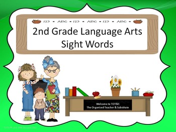 Preview of Language Arts Sight Words