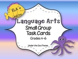 Free Language Arts Task Cards: Differentiation 3 Levels, G