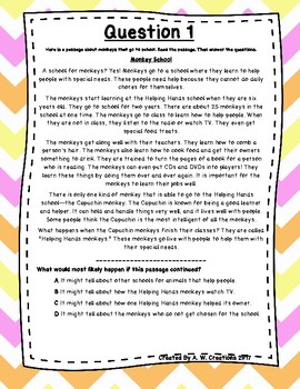 Preview of Language Arts Test Prep Task Cards Set #11 (Predictions, Inferences, Analysis)