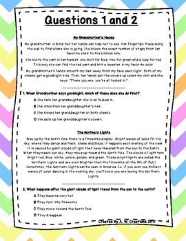 Preview of Language Arts Test Prep Task Cards Set #20 (Story Elements)