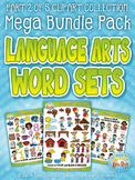 Language Arts Word Sets Clipart Mega Bundle Part 2 {Zip-A-