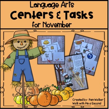 Preview of Language Arts for November | Centers and Activities