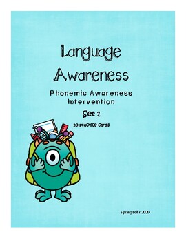 Language Awareness Phonological Awareness Skills Test 10 Practices