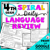 4th Grade Daily Language Daily Grammar Spiral Review and Homework